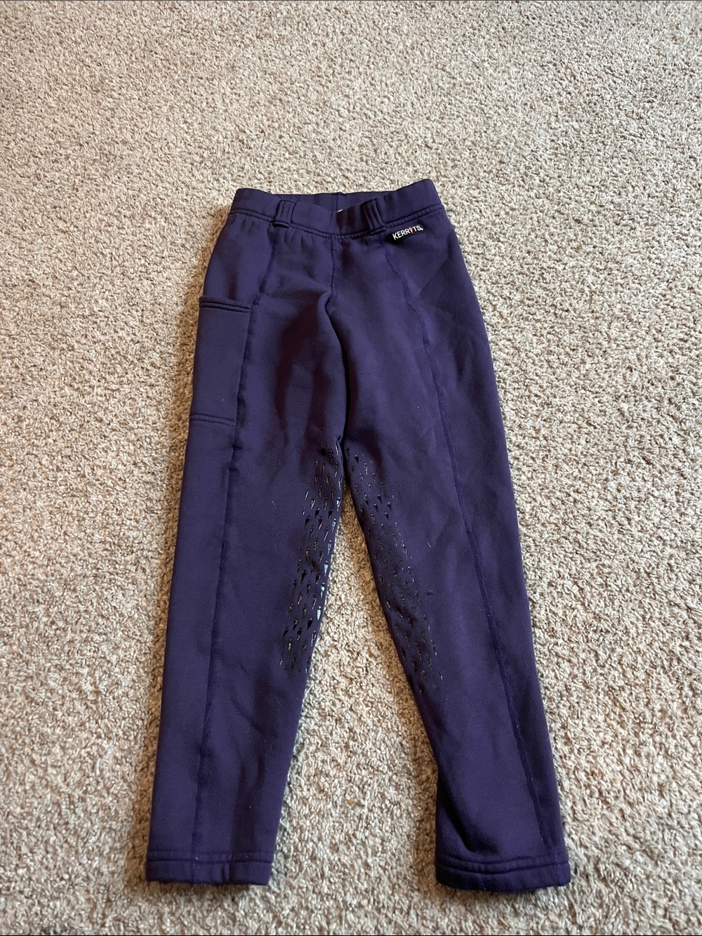 Kerrits Kids warm Bottoms in Dark Blue